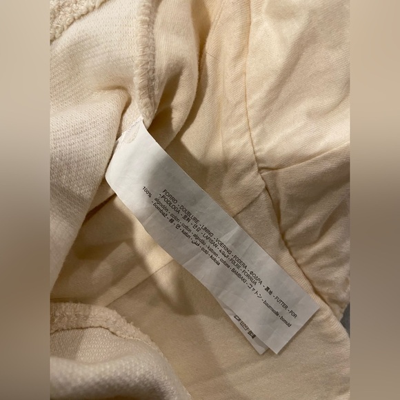 Zara Size M Cream Cotton Boucle Boned Corset Crop Top Stretch Lined Textured - Picture 6 of 9